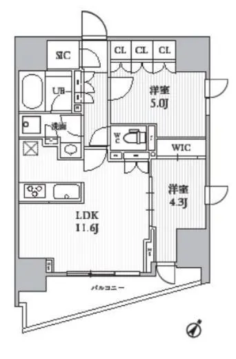 シーズンフラッツ大井町 1101