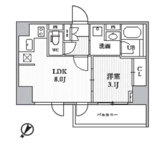 シーズンフラッツ大井町 307