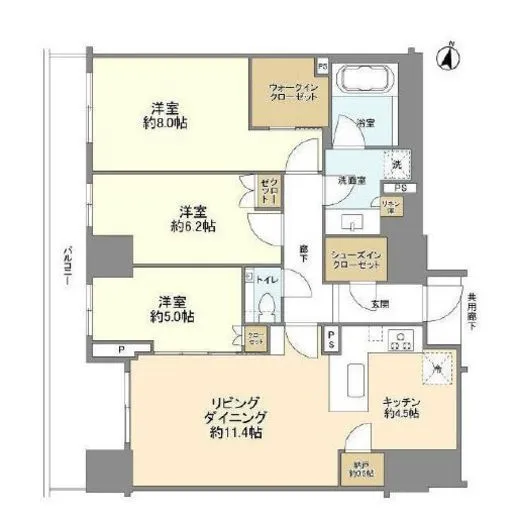 ブランズ本郷 11階 85.39㎡
