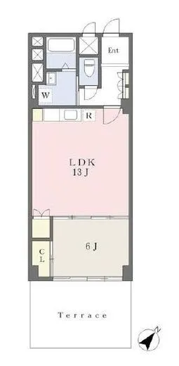 秀和高輪レジデンス 1階 47.04㎡