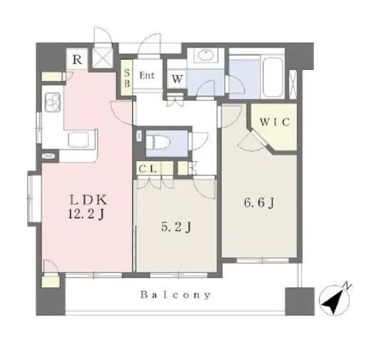 グランスイート中落合 6階 59.3㎡