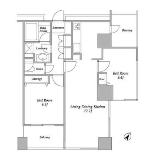 プラザタワー勝どき 1911