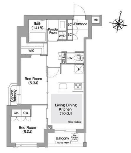 コンフォリア・リヴ東中野 405