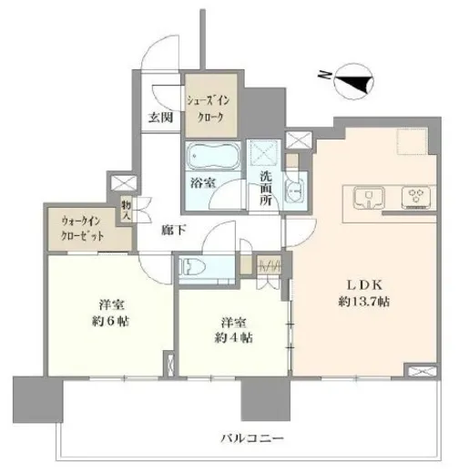 ブランズ本郷 6階 59.04㎡