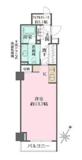 日本橋室町デュープレックスポーション 11階 39.55㎡