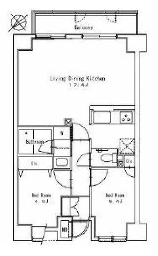 パークフロント中野新井薬師 14階 57.26㎡
