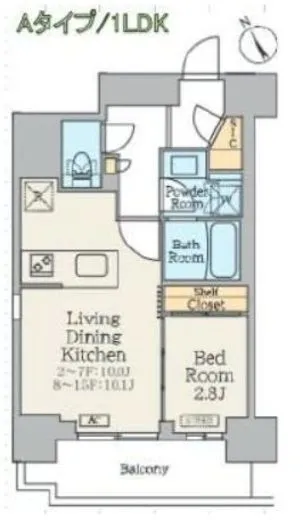 クレストコート門前仲町 1301