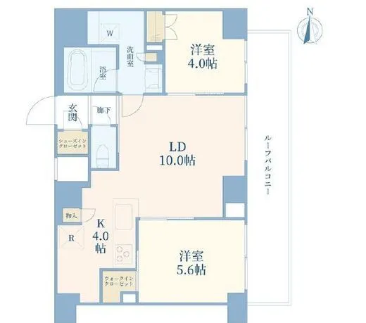オープンレジデンシア大泉学園 6階 54.13㎡