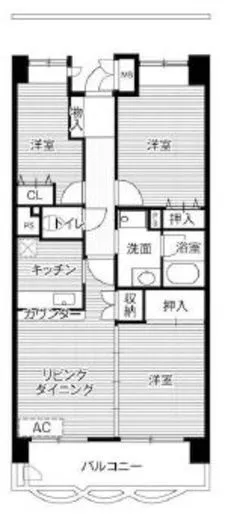 ビレッジハウス潮見タワー 1-406