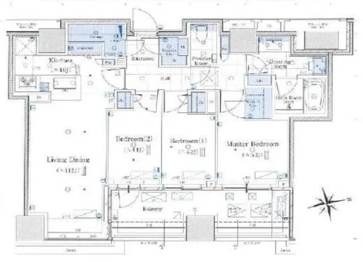クラッシィタワー新宿御苑 14階 71.88㎡