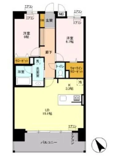 ロイヤルパークスリバーサイド 603