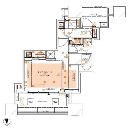 ドゥ・トゥール 46階 33.72㎡