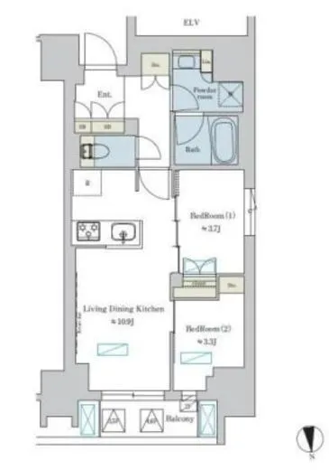 ブリリアイスト浅草 601