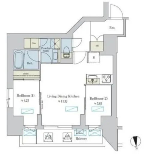 ブリリアイスト浅草 1204