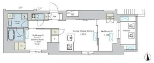 ブリリアイスト浅草 705