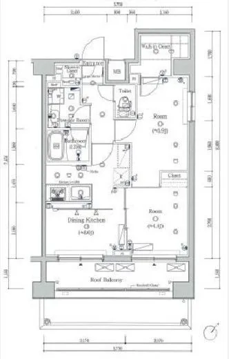 スカイコートヴィスタ隅田公園 6階 46.47㎡
