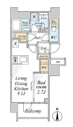リビオレゾン王子 14階 33.41㎡