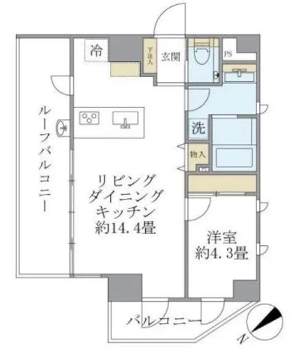 ルネサンス赤坂プレミアムコート 1301