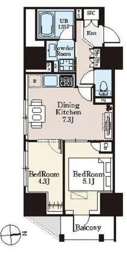 ザ・ライオンズフォーシア町屋 602