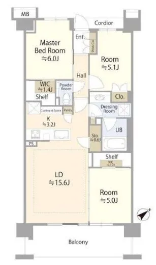 パークホームズ上板橋 3階 71.11㎡