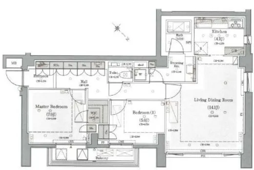 サンウッド代官山猿楽町 2階 75.71㎡