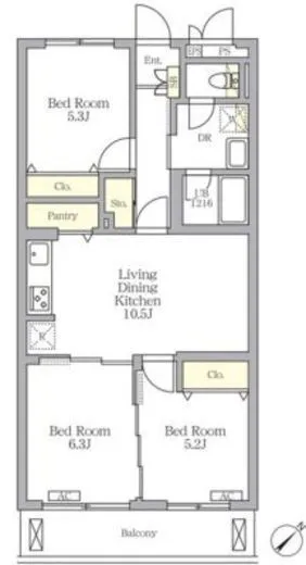 メゾンカルム中落合South 303