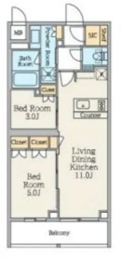 クレストコート池上六丁目 404
