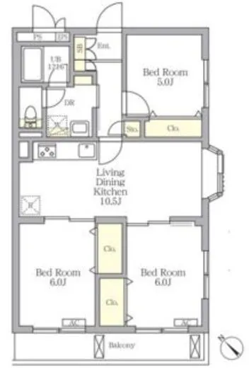 メゾンカルム中落合South 305