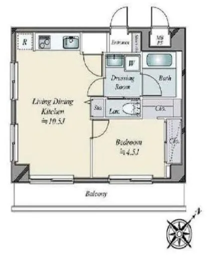 南青山スカイハイツ 4階 40.11㎡