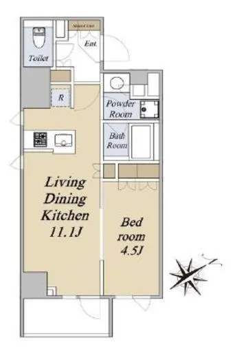 クレストコート旗の台 202