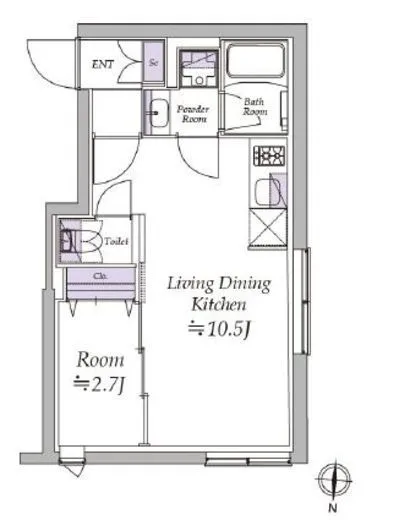 アトリオフラッツ清澄白河 402