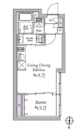 アトリオフラッツ清澄白河 401