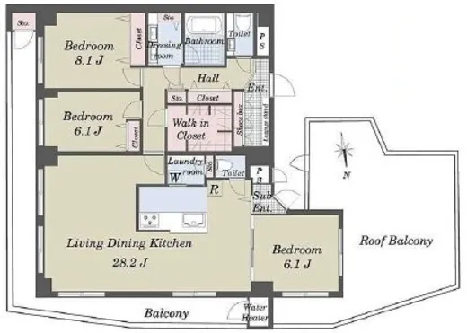 麻布十番ハイツ 701