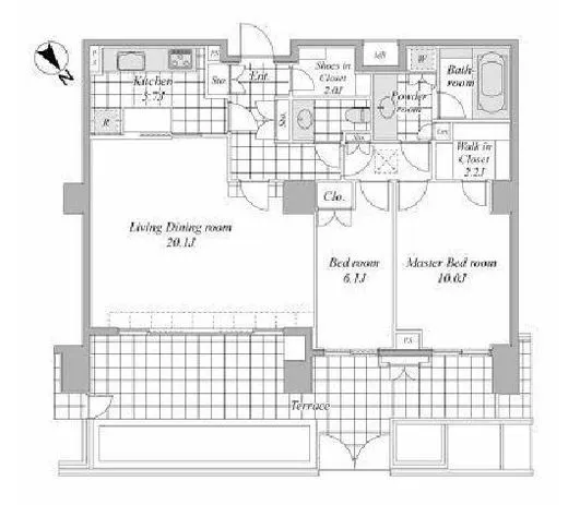 パークマンション六本木 2階 101.24㎡