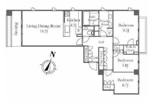 センチュリーフォレスト 4階 98.67㎡