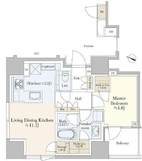 パークホームズ南池袋 3階 45.36㎡