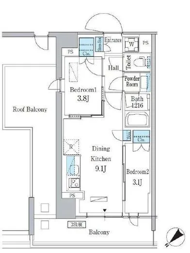 パークアクシス品川南大井パークフロント 624