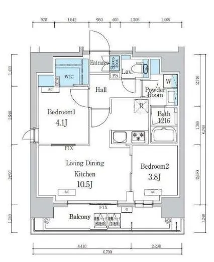 デュオフラッツ浅草蔵前 402