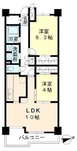 グリーンヒルズ目白 6階 56.93㎡