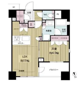 アデニウム東京八丁堀 4階 40.02㎡