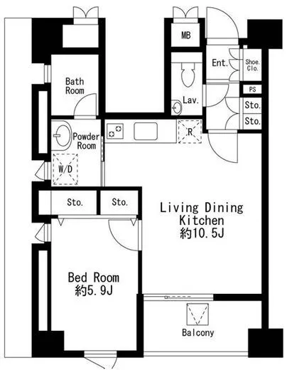 プライムアーバン日本橋茅場町 1307