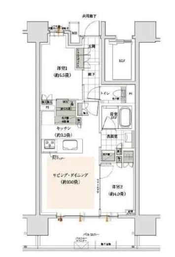 ザ・パークハウス谷中道灌山テラス 7階 53.47㎡