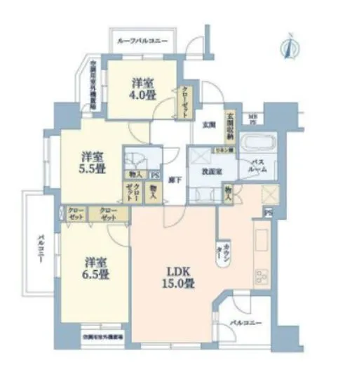 ライオンズシティ東陽町親水公園 7階 69.78㎡