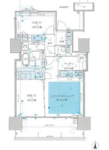 ザ・グランアルト錦糸町 8階 56.72㎡