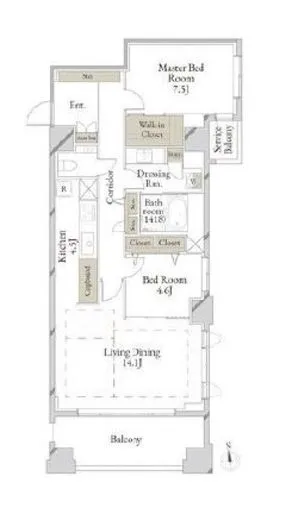 グランフィールド麻布霞町（アザブカスミチョウ） 305