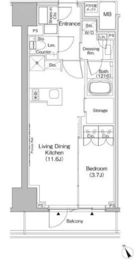 ザ・パークハビオ日本橋茅場町 507