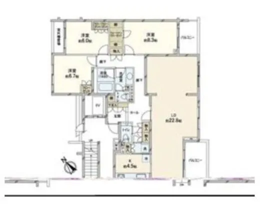 パークコート学芸大学 1階 117.9㎡