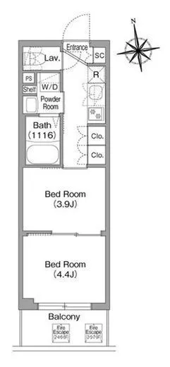 コンフォリア・リヴ北新宿 504