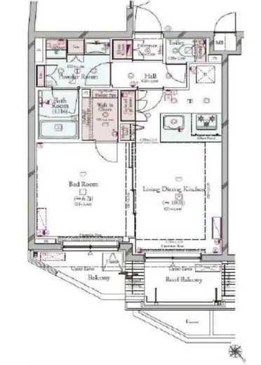 コンシェリア池上THE RESIDENCE 5階 41㎡