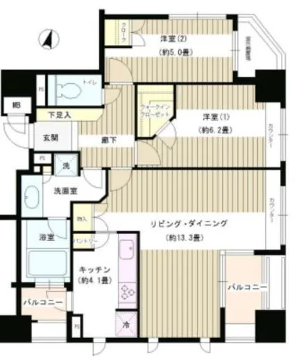 パークホームズ文京白山 12階 70.18㎡